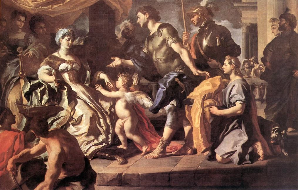 Didone riceve Enea e Cupido travestito da Ascanio - National Gallery, London